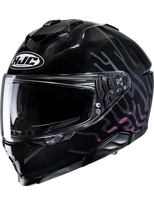 HJC Celos MC5 Μαύρο/Μωβ Κράνος Μηχανής Full Face ECE 22.06 με Sunvisor