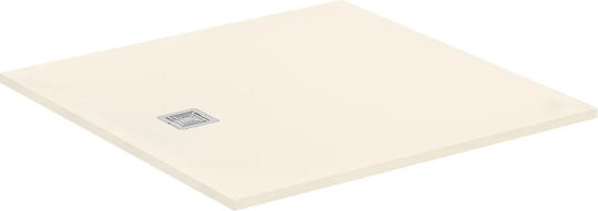 Ideal Standard Ultra Flat S+ Триъгълна Керамично душ 120x120см Бежов