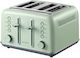 Buydeem Тостер Двуместна 1800W Зелена
