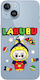 Apple iPhone 14 Labubu Mario Transparente Silikon Tpu Handyhülle