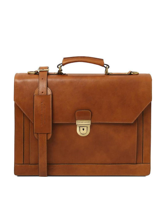 Leder Herrentasche Geldbörse Natural