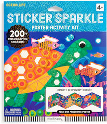 Комплект За Дейности Плакат И Велкро Ocean Life Sticker Sparkle