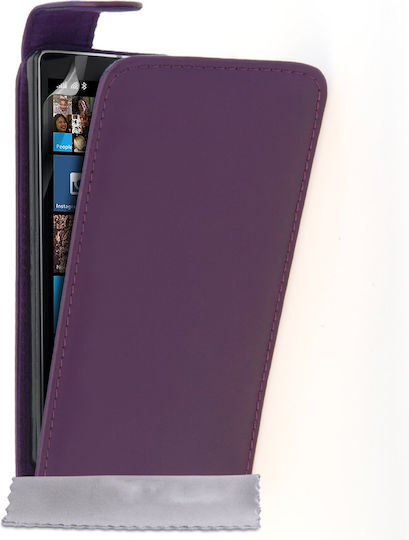 YouSave Accessories Lumia Back Cover Set with Glass Purple (Nokia Lumia 930)