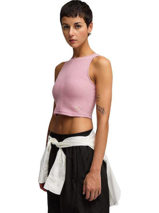 PUMA Women's Crop Top Pink