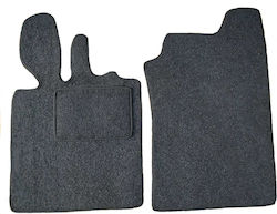 Coverstyle Front Mats 2pcs for Smart ForTwo 1999-2006 Black / Gray