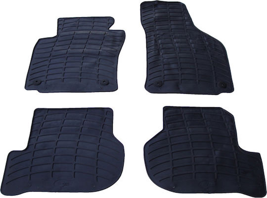 Set Covorașe Față și Spate 4buc din Furtun pentru Volkswagen Magazin online de golf / Scirocco 2014 Negre