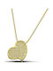 Themelidis Jewels Gold Chain Kids Necklaces Heart 9K NL5102.028-1