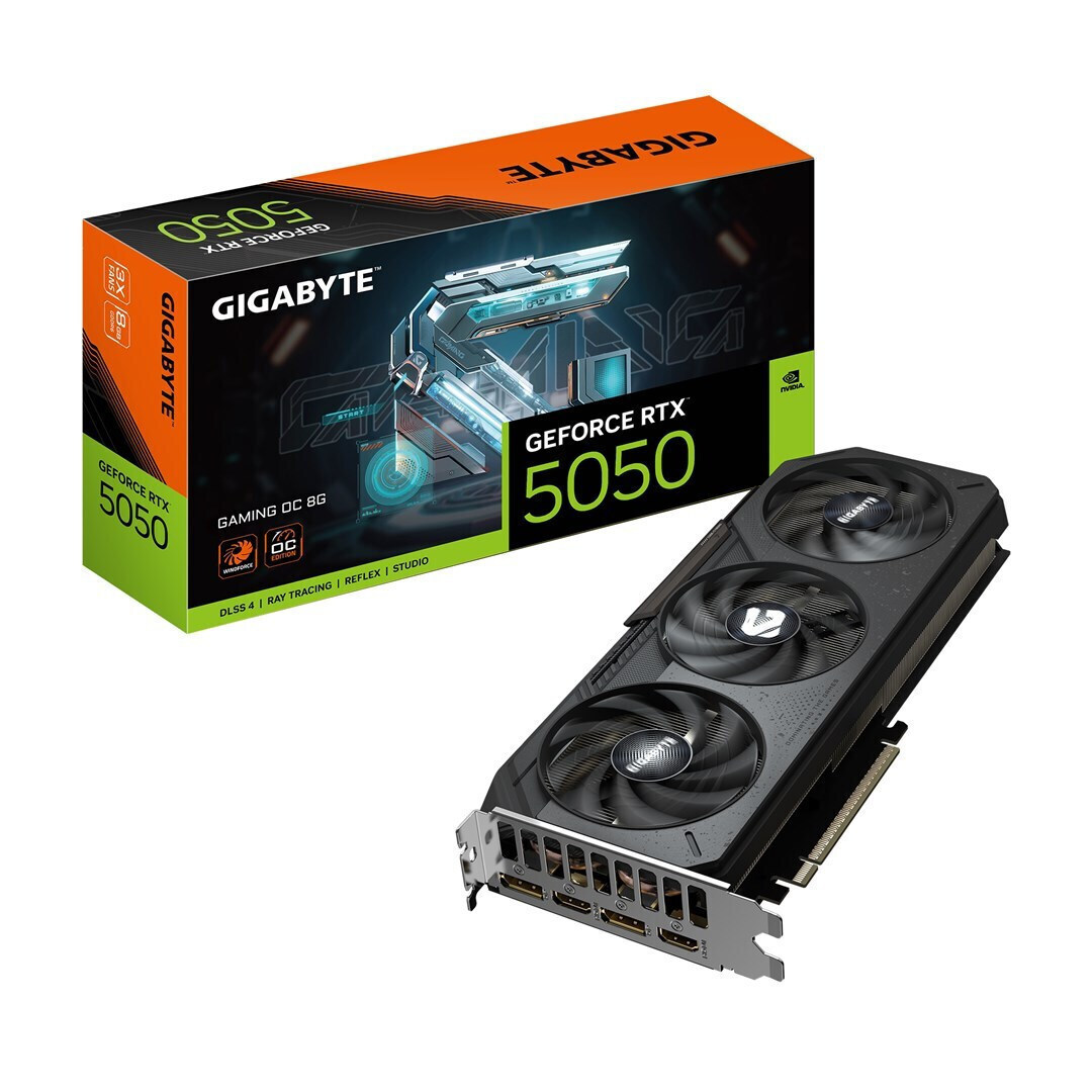 Gigabyte GeForce RTX 5050 8GB GDDR6 Gaming OC Κάρτα Γραφικών