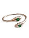 Prince Silvero Ring with Zircon made of Silver Gold Plated