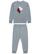 Alouette Kinder Schlafanzug Winterlich Gray