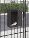 vidaXL Außenbereich Briefkasten Inox in Schwarz Farbe 30x23x55cm