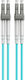 Cablexpert Optical Fiber Cable LC-LC 1m Turquoise