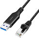LogiLink Cable USB-A male / RJ45 male - USB-A male / RJ45 male 7.5m (CU0405) 1pcs