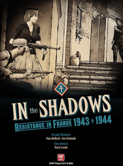 Board Game In The Shadows Resistance In France 1943-1944 for 1-2 Players 10+ Years Old GMT2421 (EN) GMT Games