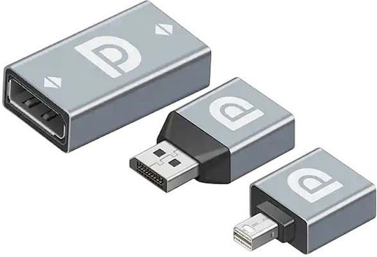 ATC Konverter DisplayPort männlich zu DisplayPort weiblich 1Stück 02.002.0027