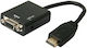 Jager Μετατροπέας HDMI male σε VGA female 1τμχ CVT-125