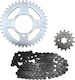 Lanț și Pinion 428 15d 37d Yamaha Crypton X 135 Tac