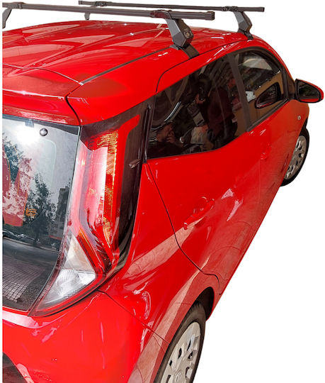Hermes Roof Bars Set with Roof Rack Legs for Toyota Aygo 2014+ 2 Pieces