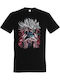 Men's T-shirt Stedman Black Anime Design Satorou Gojo Dp4037