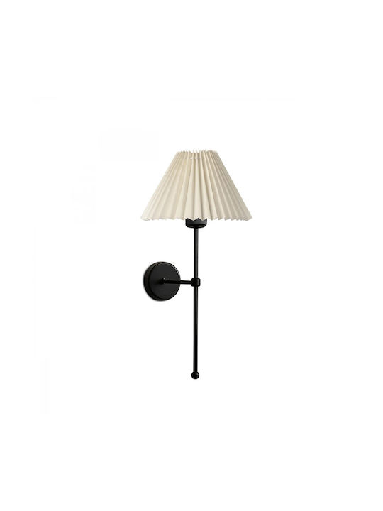 GloboStar Modern Lamp Wall with Socket E27 Beige 22x14x50cm
