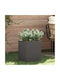 vidaXL Topf Metallisch Black 32x32x40cm.