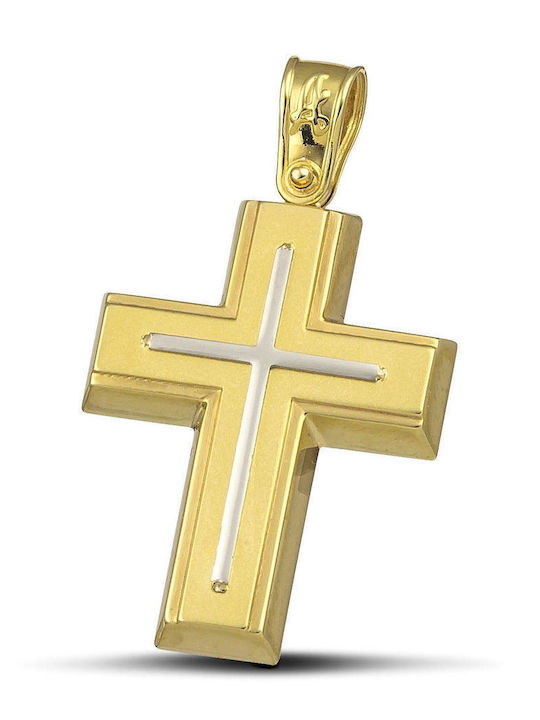 Themelidis Jewels Herren Gold Kreuz 14K