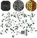 Led Waterproof Hanging Solar Light Garland Warm White with Photocell IP65