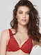 Balconette Red Sutien cu căptușeală ușoară & cu Baloane