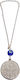 Car Charm Steel Silver Double-Sided Pantokrator-Cross Gt-305108203-000