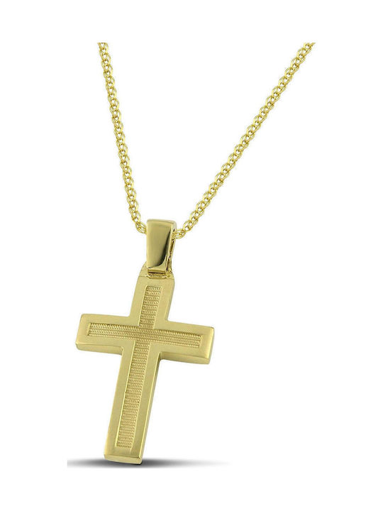 Themelidis Jewels Ανδρικός Χρυσός Σταυρός 14Κ Δ...