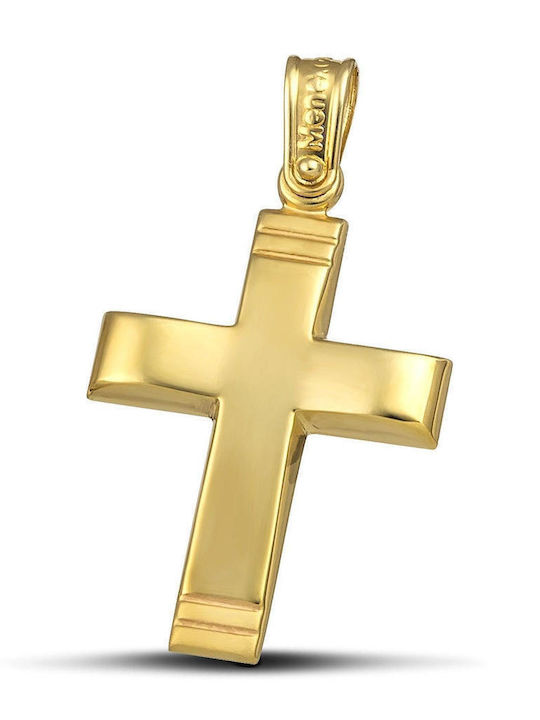 Themelidis Jewels Damen Gold Kreuz 14K