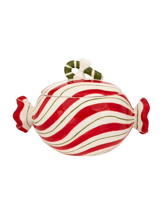 Iliadis Christmas Cookie Jar Ceramic White L21.5xW15xD13cm.