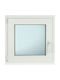 Hinged PVC Window W60xH60cm Left-Handed