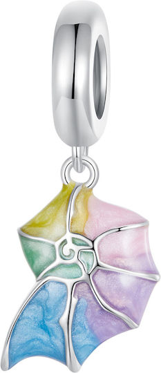 Charm Argint 925 Coajă De Melc Colorată