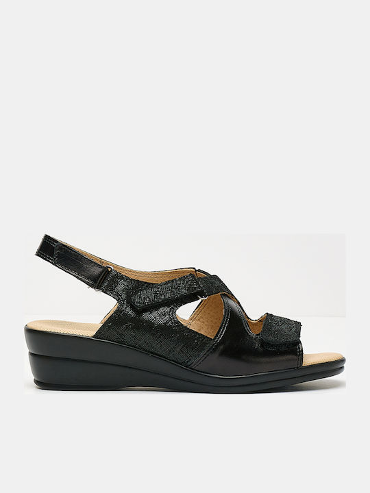 Toscana Slippers Πλατφόρμες Μαύρες