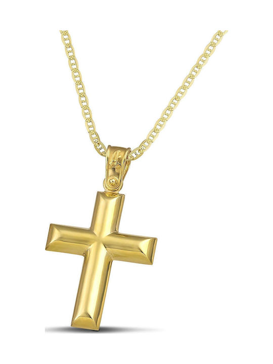 Themelidis Jewels Χρυσός Σταυρός 14Κ