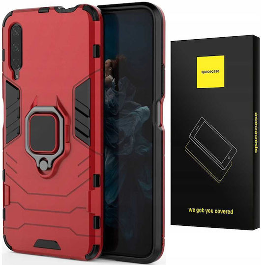 Spacecase Задна корица Пластмаса / Силикон Червен (Huawei P Smart Pro / Honor 9X)