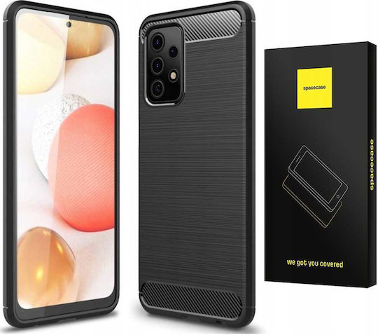 Spacecase Carbon Back Cover Negru (Galaxy A72)