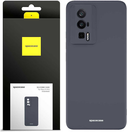 Spacecase Back Cover Silicon Negru (Poco F5 Pro)