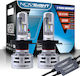 NovSight Lamps Car H4 Canbus LED 6500K Cold White 12-24V 60W 2pcs