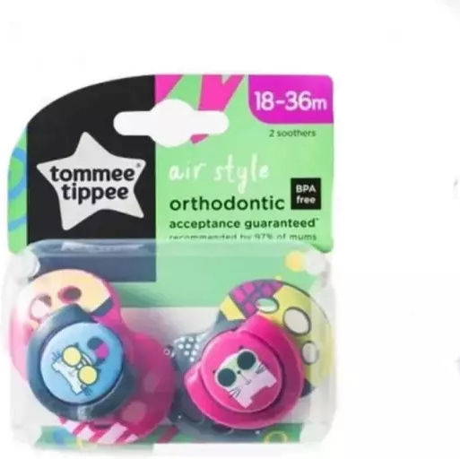 Tommee Tippee Fun Soother Suzete Silicon pentru 18-36 luni 2buc