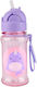 Skip Hop Narwhal Kids Water Bottle Plastic with...