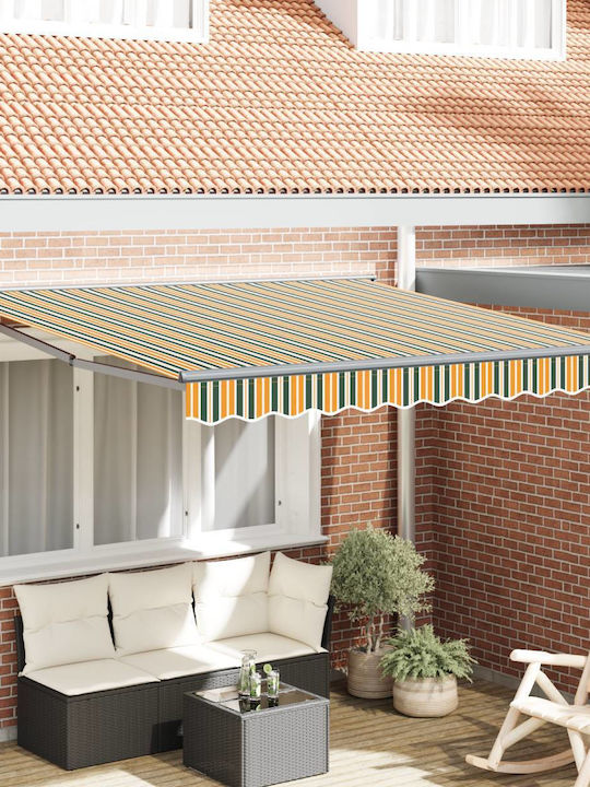 vidaXL Cort Terasă Verde x2.5m
