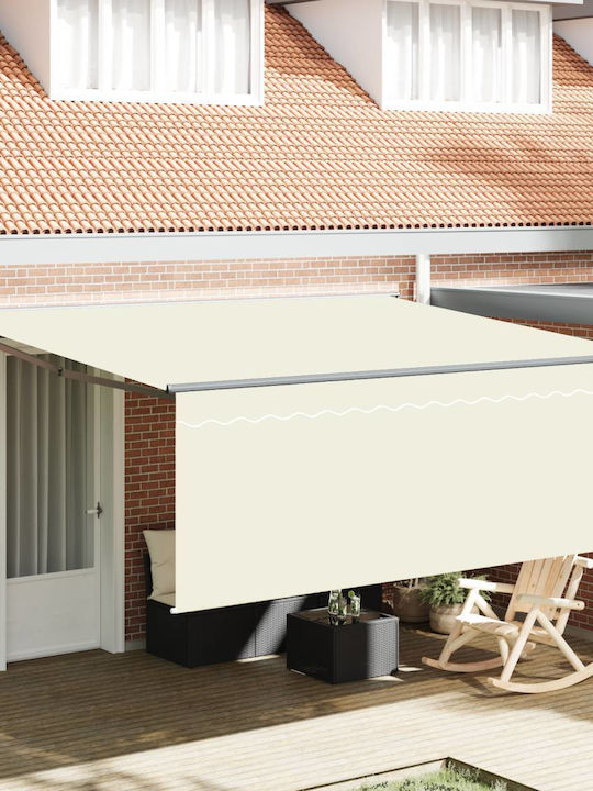 vidaXL Τέντα Βεράντας Μπεζ 4x3m