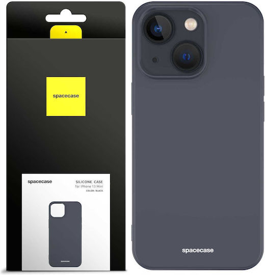 Spacecase Back Cover Σιλικόνης Μαύρο (iPhone 13 mini)