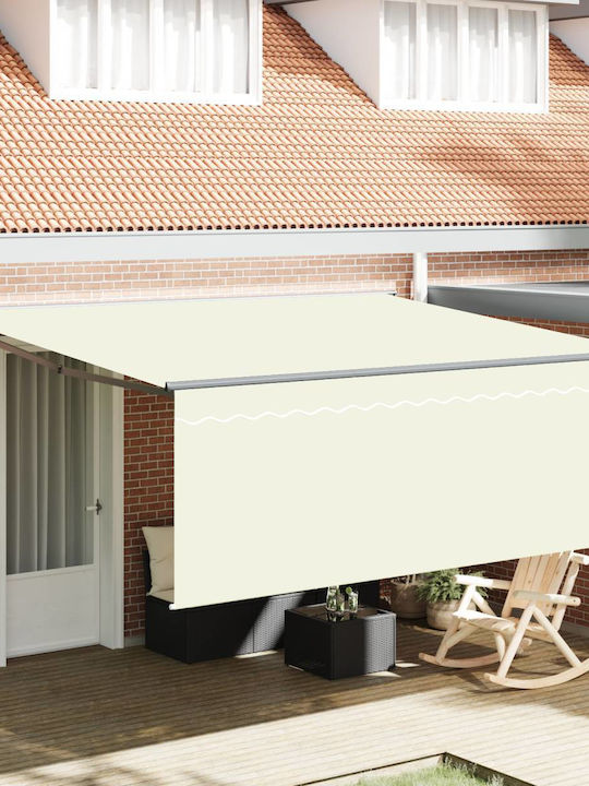 vidaXL Τέντα Βεράντας Μπεζ 4x3m