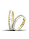 Themelidis Jewels Σετ Βέρες Δίχρωμες 18Κ
