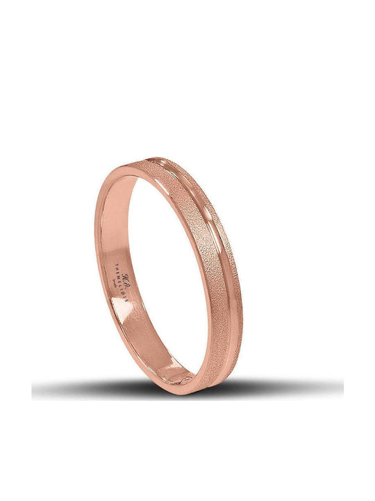 Themelidis Jewels Σετ Βέρες από Ροζ Χρυσό 14Κ