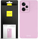 Spacecase Back Cover Σιλικόνης Μωβ (Redmi Note 12 Pro 5G)