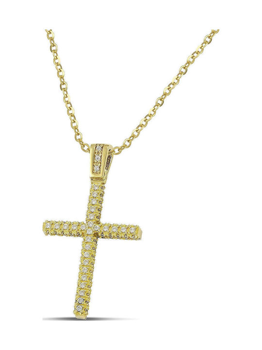 Themelidis Jewels Γυναικείος Χρυσός Σταυρός 14Κ...